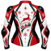women's christmas leather motorcycle jacket