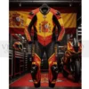 Spain flag motorcycle race suit