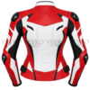 Women's leather motorcycle jacket