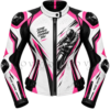 women's armored leather motorcycle jacket