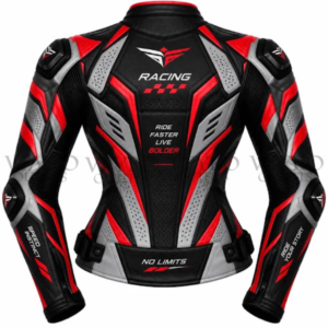 women's leather racing jacket