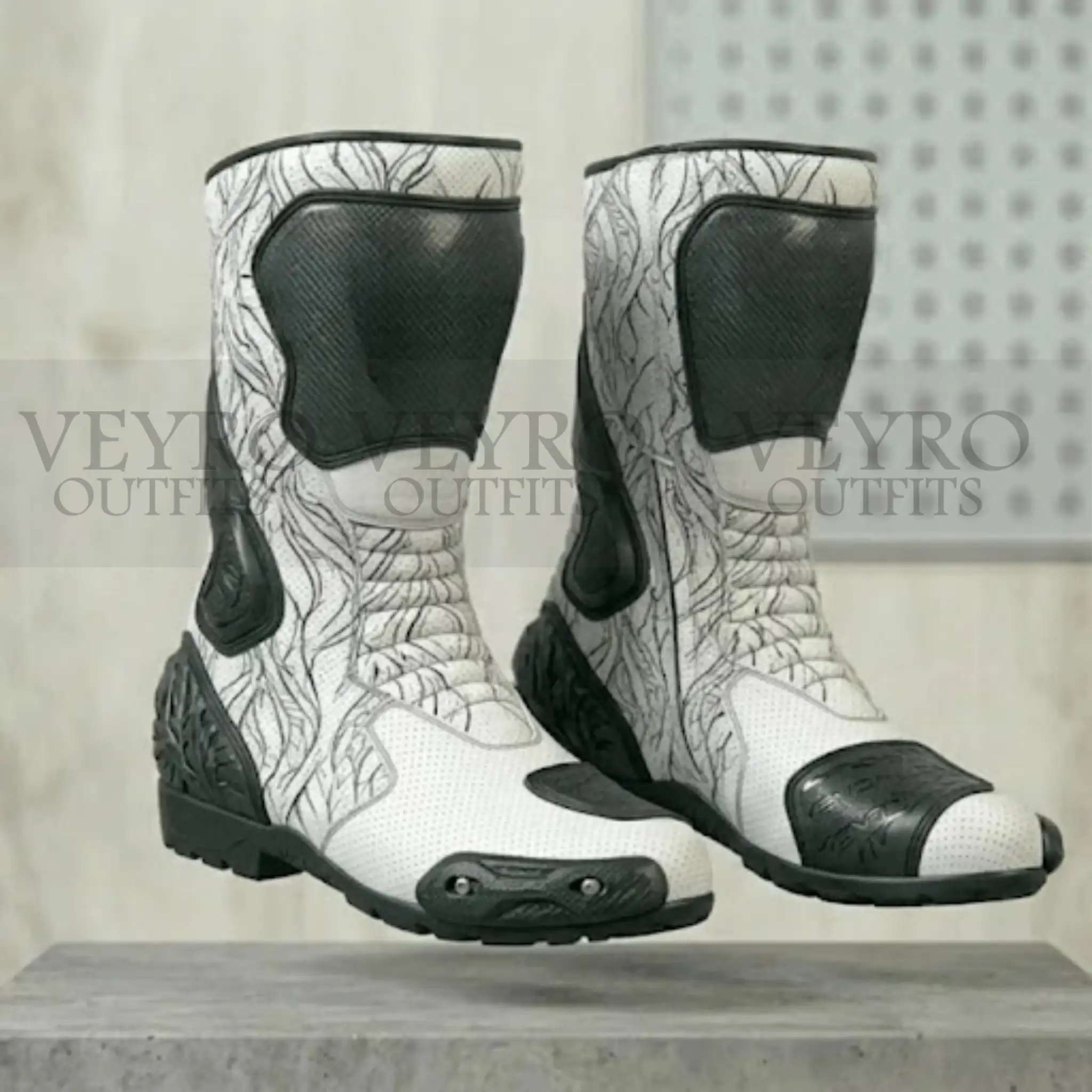 men's leather racing suit