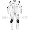 women's white leather motorcycle racing suit