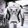 Women's White Leather Motorcycle Jacket