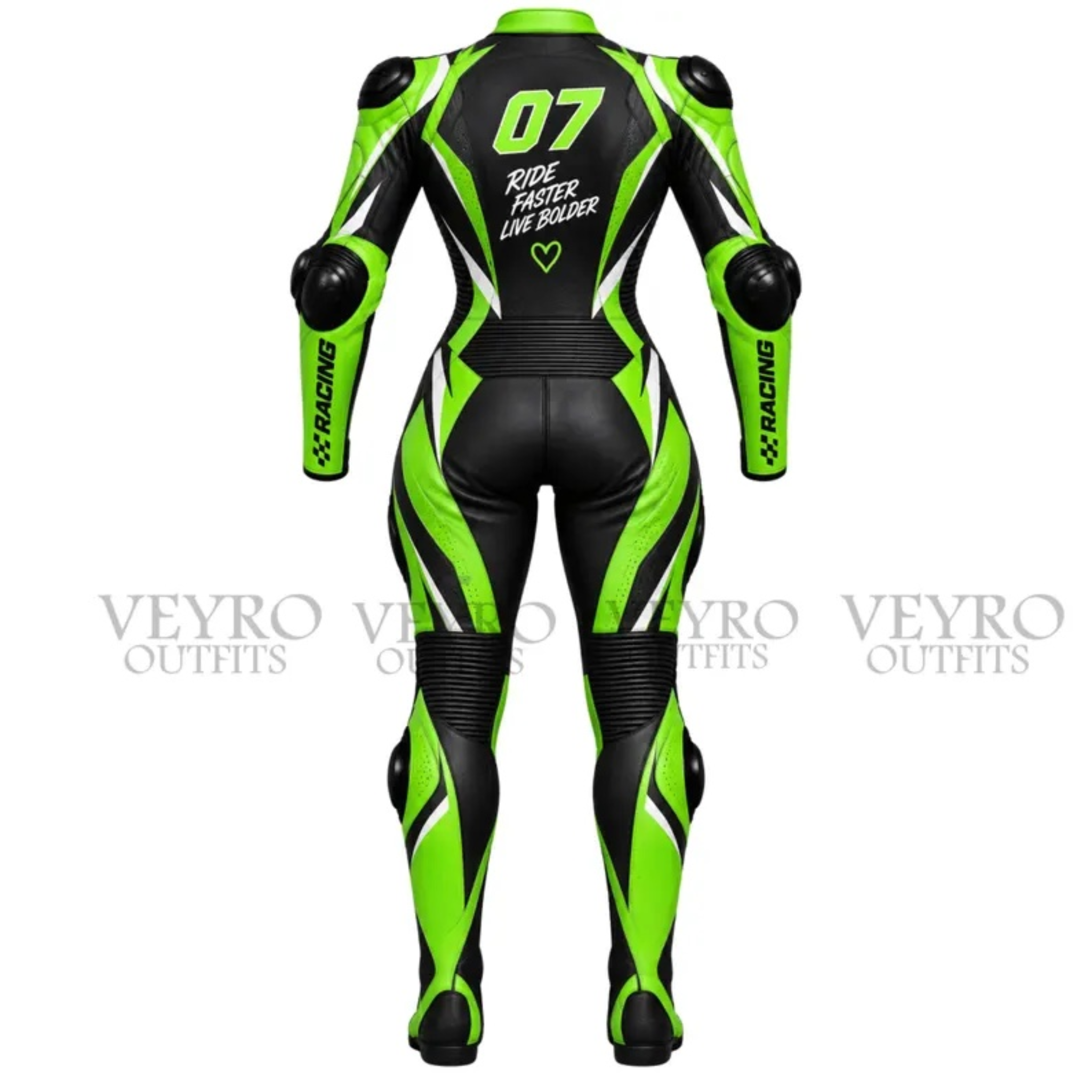 Women’s Custom Leather Motorcycle Racing Suit