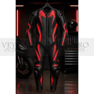 Men's Leather Motorcycle Racing Suit