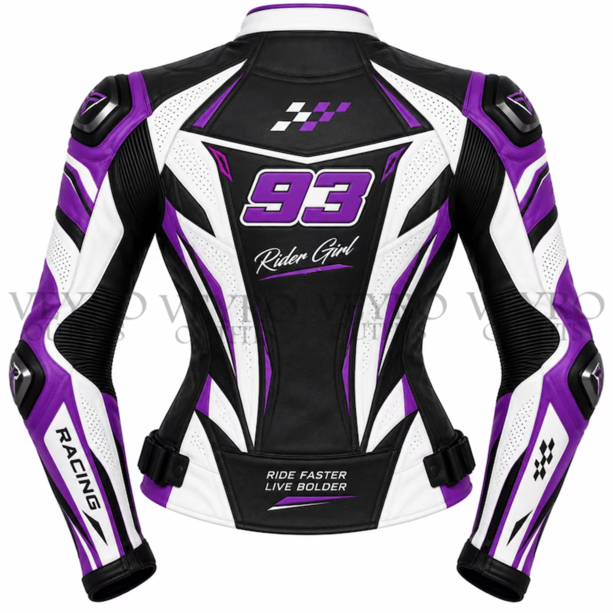 women's purple leather motorcycle jacket