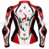 Women's Christmas Leather Racing Jacket