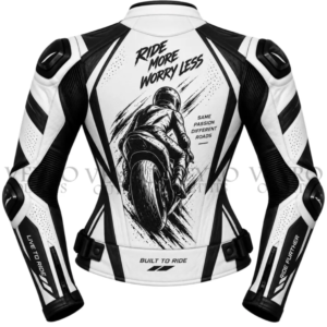 women's leather motorcycle jacket