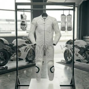 custom men's leather racing suit