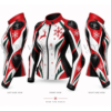 Women's Christmas Leather Racing Jacket