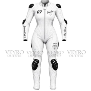 White racing suit front