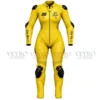 Yellow motorbike suit front