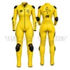 Yellow racing suit