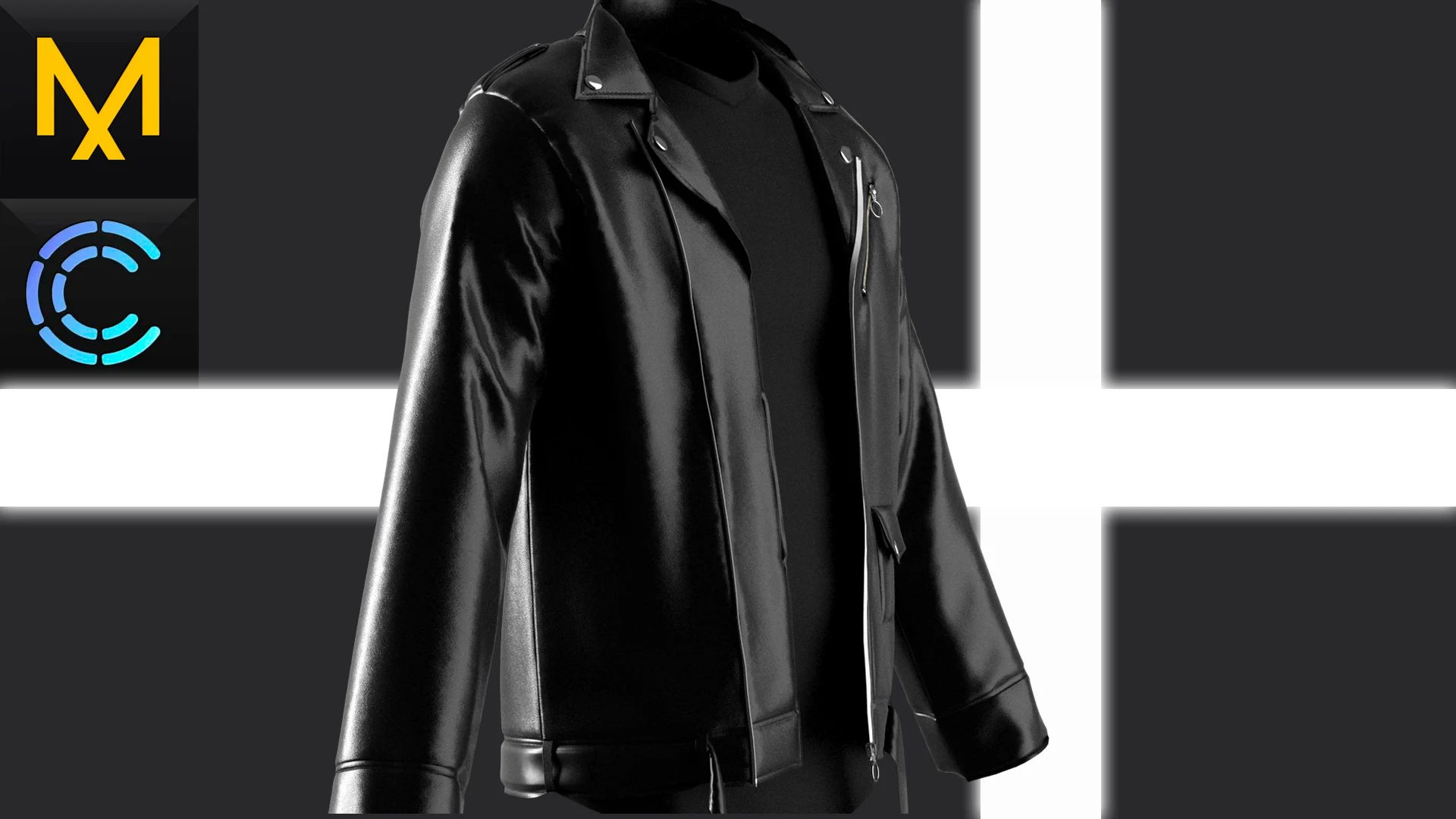 gaming leather jacket streetwear